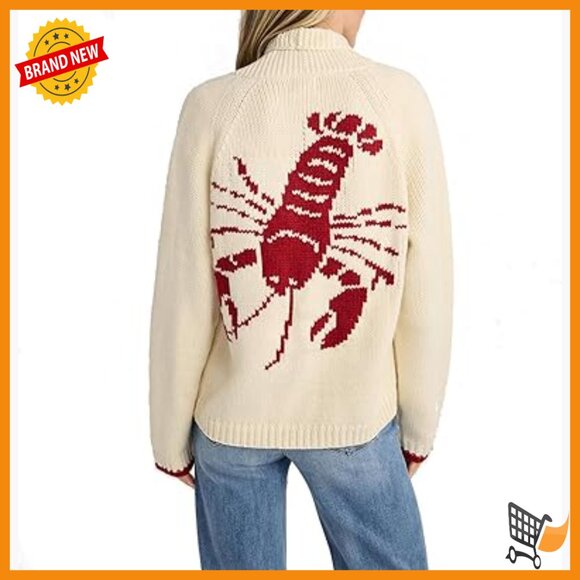 Sweaters - Long Sleeve Cardigan Sweater Loose Fit V-Neck Button Down Knit